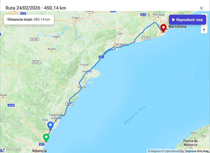 Seguimiento de rutas ferroviarias con sistema GPS HERMES