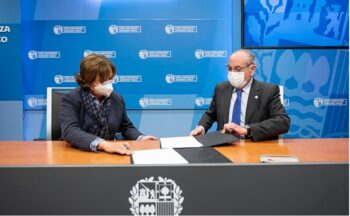 Menos tránsito entre camiones gracias al acuerdo entre Euskotren y Algeposa